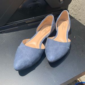 Abella blue flats